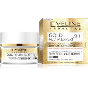 Eveline Gold Revita Expert 30+ zaglađujući kremasti serum za dan i noć 50 ml