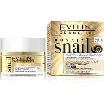 Eveline Royal Snail 50+ koncentrirana krema za snažno lifting lice za dan i noć 50 ml