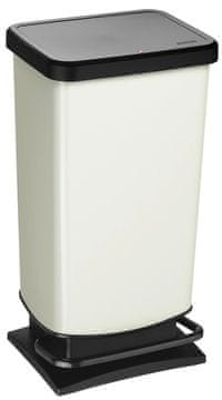 Rotho Koš za Otpad PASO 40L s Pedalnim Mehanizmom, Bijeli