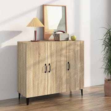 Vidaxl Ormarić, hrast Sonoma, 90x34x80 cm, materijal na bazi drva