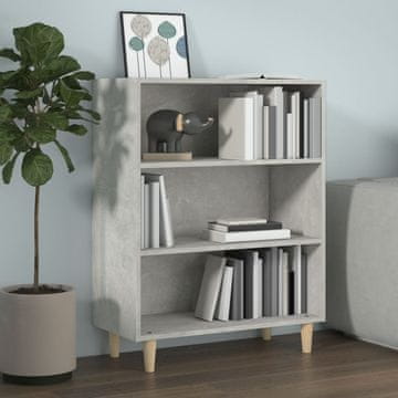 Vidaxl Ormarić Betonsko-sivi 69,5x32,5x90 cm, Materijal na bazi drva