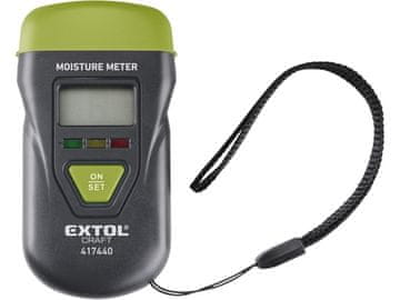 Extol Craft Higrometar za mjerenje vlažnosti (417440) mjerenje drva, žbuke i sličnih materijala