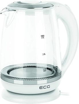ECG Električno kuhalo za vodu RK 2020 White Glass