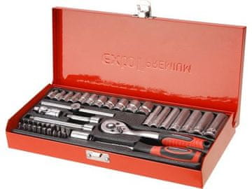 Extol Premium Utičnica (8818360) set od 45 dijelova, 1/4", CrV