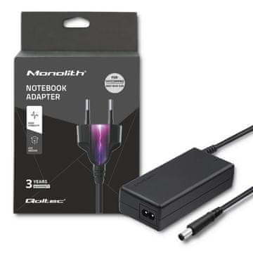 Qoltec Qoltec Napajanje za laptop HP CQ 65W | 18.5V | 3.5A | 7.4*5.0+pin | i kabel za napajanje