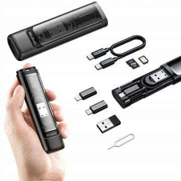 Mcdodo McDodo putni set kabela i USB adaptera za telefon i računalo s torbicom 9w1