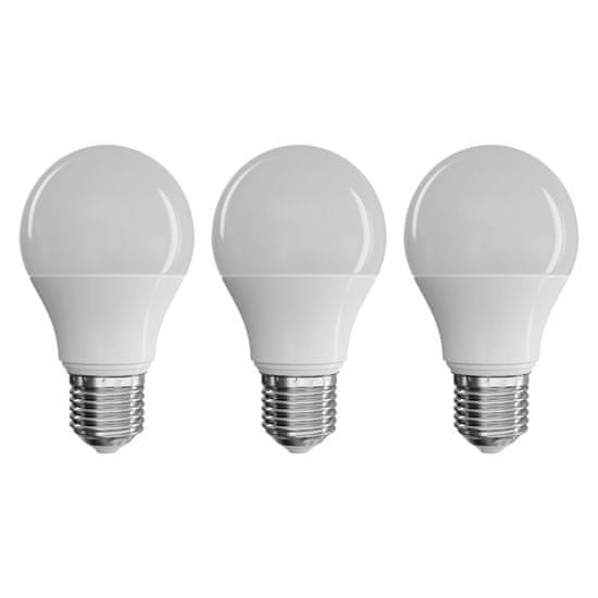 EMOS LED Classic žarulja, A60, 9 W, E27 NW, neutralna bijela, 3 komada