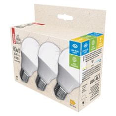 EMOS True Light LED žarulja, 7,2 W, E27, neutralna bijela, 3 komada