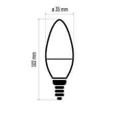 EMOS True Light LED žarulja, 4,2 W, E14, topla bijela