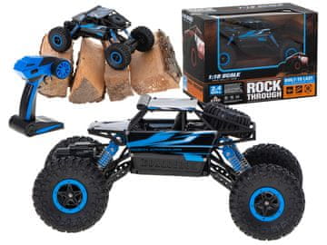 Ikonka Aga RC auto Rock Crawler HB 2.4GHz 1:18 plave