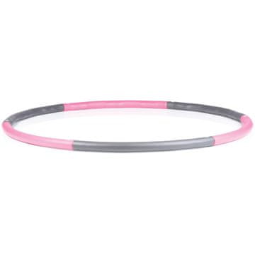 Gymstick Uteženi Hula Hoop 1,5 kg (ružičasto-sivi)