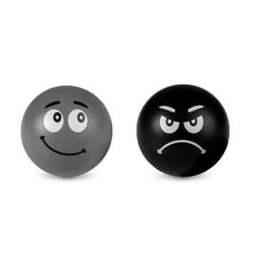 Gymstick Set antistresnih loptica Active – 2 komada (crno-siva)