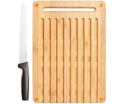 105 FISKARS SET NOŽA ZA KRUH + DASKE ZA REZANJE FUNKCIONALNI OBLIK