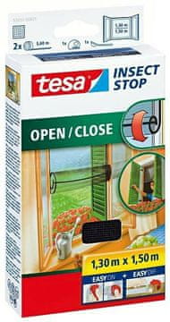 Tesa Rolo mreža protiv komaraca crna 1,3 m x 1,5 m
