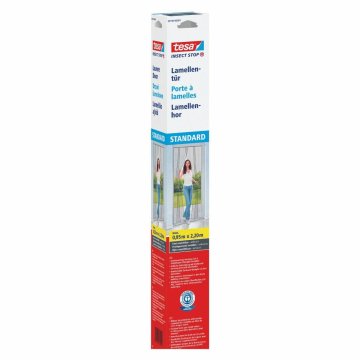 Tesa Standard lamelna mreža protiv komaraca za vrata, crna, 0,95 m x 2,2 m