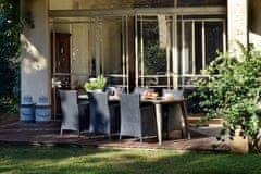 KETER Elegantno Iowa vrtno sjedalo - grafit s jastucima u sivoj boji