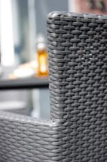 KETER Elegantno Iowa vrtno sjedalo - grafit s jastucima u sivoj boji