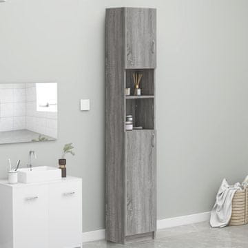 Vidaxl Kupaonski ormarić, sivi hrast sonoma, 32x25,5x190 cm
