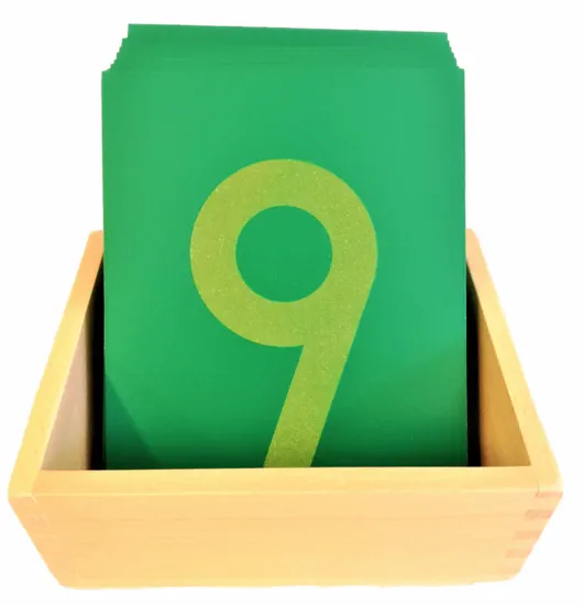 Montessori pomůcky pločice s brojevima