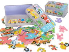 Ikonka Aga Puzzle u limenci AUTA 30 komada