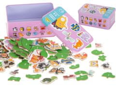 Ikonka Aga Puzzle u limenci ŽIVOTINJE 24 dijelova