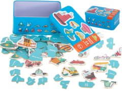 Ikonka Aga Puzzle u limenci VOZILA 24 dijelova