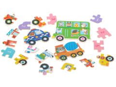 Ikonka Aga Puzzle u limenci AUTA 30 komada