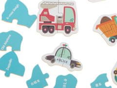 Ikonka Aga Puzzle u limenci VOZILA 24 dijelova
