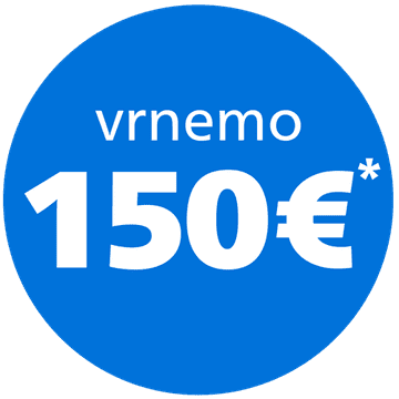 Povrnite si 150 EUR kupnine!