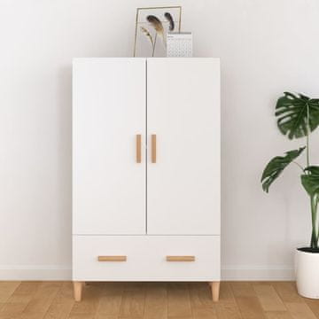 Vidaxl Ormarić, bijeli, 70x31x115 cm, materijal na bazi drva