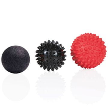 Gymstick Massage Ball Set – set od tri masažne loptice
