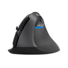 Delux Ergonomski vertikalni bežični miš RGB 2400DPI Black