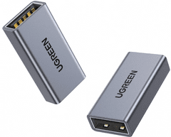 Ugreen adapter, USB-A na USB-A, siva (20119)
