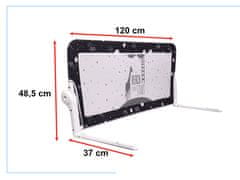 Ikonka Aga Sigurnosna barijera 120cm crna