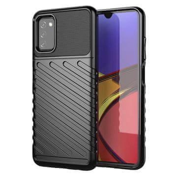 Case Hurtel Thunder Case maska za Samsung Galaxy A03s, crna
