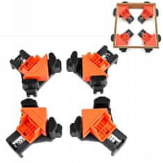 Kraft&Dele Set od 4 brze opružne kutne stezaljke do 22 mm - stege