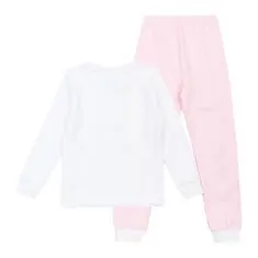 Garnamama pidžama za djevojčice s printom, koji svijetli u mraku, bijela, 164 (md50841_fm24)