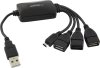 4 porta USB 2.0 hub - docking station hub