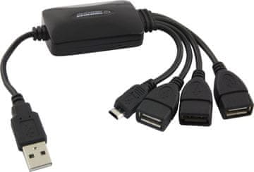 Esperanza 4 porta USB 2.0 hub - docking station hub