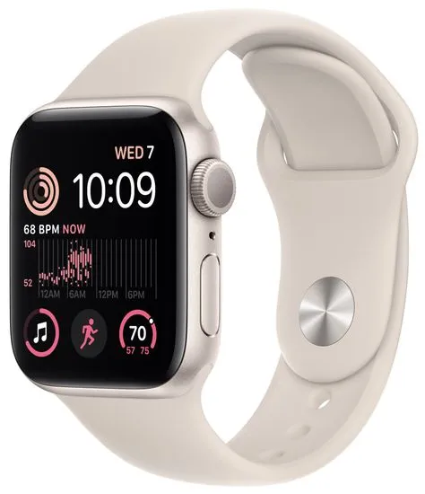 Apple Watch SE 2022 pametni sat, 40 mm, Starlight (MNJP3BS/A)