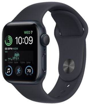 Apple Watch SE 2022 pametni sat, 40 mm, Midnight (MNJT3BS/A)