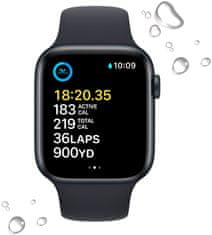 Apple Watch SE 2022 pametni sat, 44 mm, Midnight (MNK03BS/A)