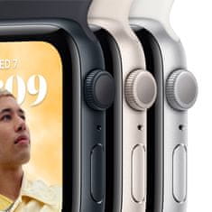 Apple Watch SE 2022 pametni sat, 44 mm, Midnight (MNK03BS/A)