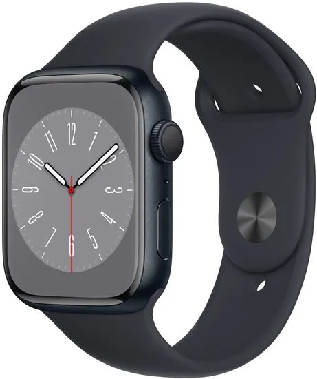 Apple Watch Series 8 pametni sat, 45 mm, Midnight (MNP13BS/A)
