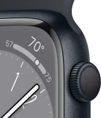 Apple Watch Series 8 pametni sat, 45 mm, Midnight (MNP13BS/A)
