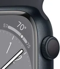 Apple Watch Series 8 pametni sat, 41 mm, Midnight (MNP53BS/A)