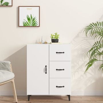 Vidaxl Ormarić, bijeli, 69,5 x 34 x 90 cm, materijal na bazi drva