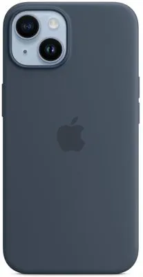 iPhone 14 silikonska maska, MagSafe, Storm Blue
