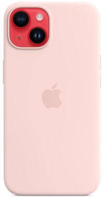 iPhone 14 silikonska maska, MagSafe, Chalk Pink 