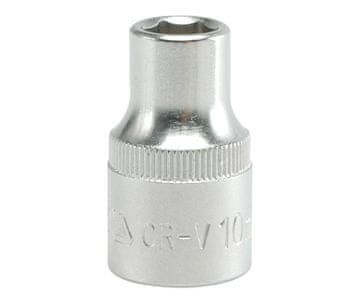 TOYA Kratki kromirani nasadni ključ s 6 krakova 1/2'' 10MM - YT-1203